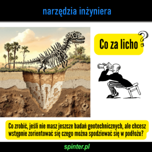 Read more about the article Co zrobić jeśli nie masz jeszcze badań geotechnicznych, ale chcesz wstępnie zorientować się czego można spodziewać się w podłożu?